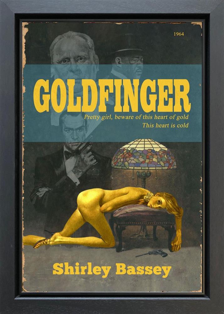 Linda Charles - '1964 -  Goldfinger' - Framed Original Artwork