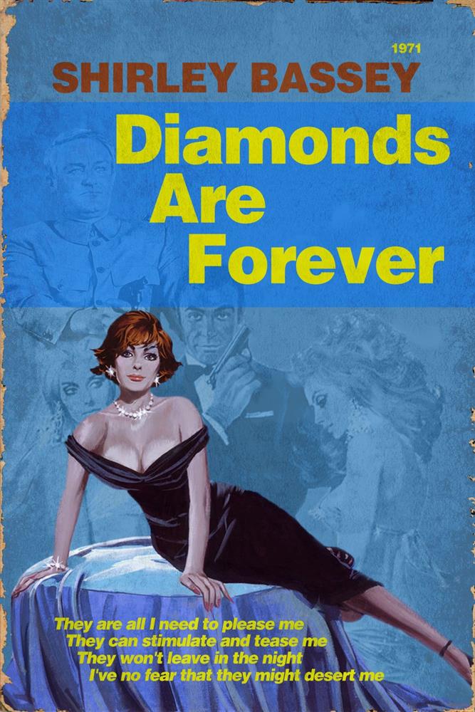 Linda Charles - '1971 - Diamonds Are Forever' - Framed Limited Edition