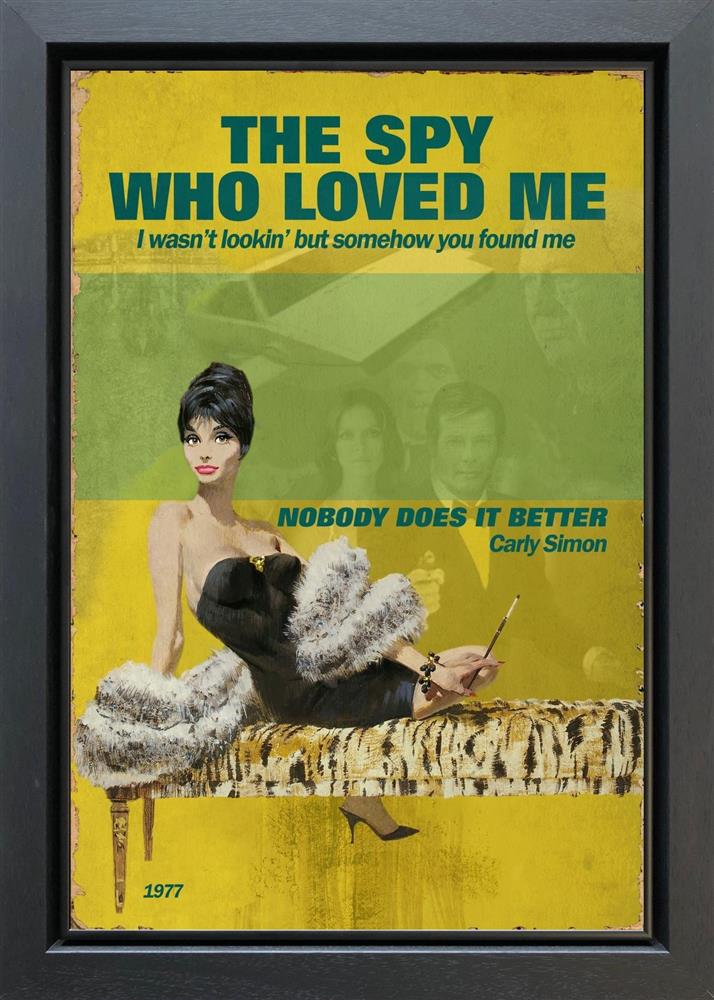 Linda Charles - '1977 - The Spy Who Loved Me ' - Framed Original Artwork
