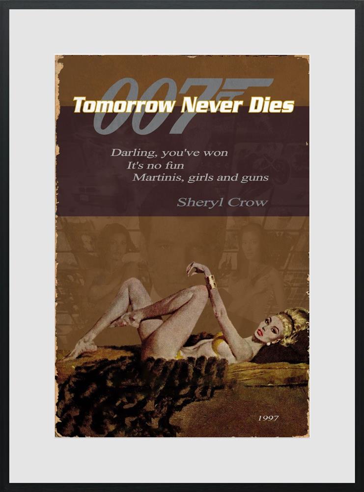 Linda Charles - '1997 - Tomorrow Never Dies' - Framed Limited Edition