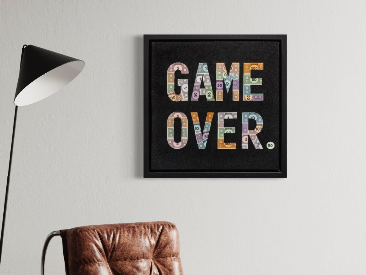 Chess - 'Game Over' - Framed Original Artwork