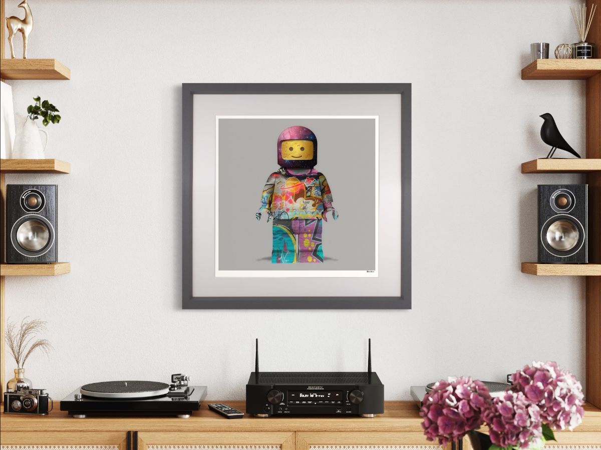 Monica Vincent - 'One Small Brick For Man' - Framed Limited Edition Print