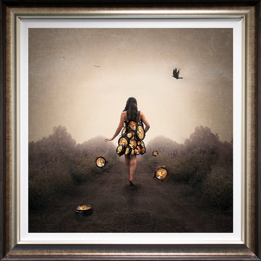 Michelle Mackie - 'Losing Track Of Time' - Framed Limited Edition Art