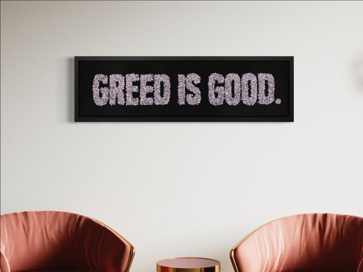 Chess - 'Greed Is Good For You' - Framed Original Artwork