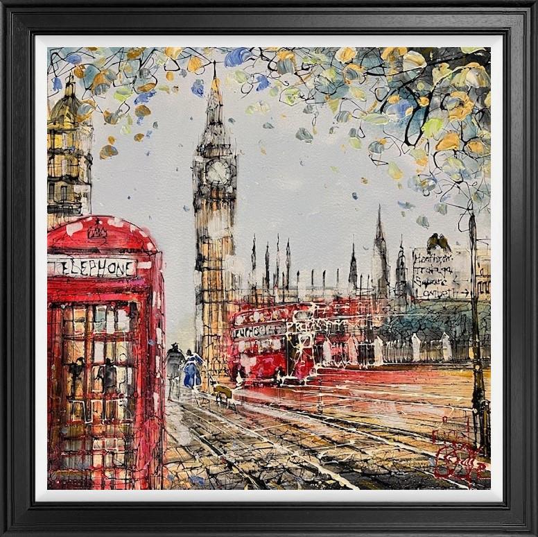 Nigel Cooke - 'Calling Westminster' - Framed Original Artwork
