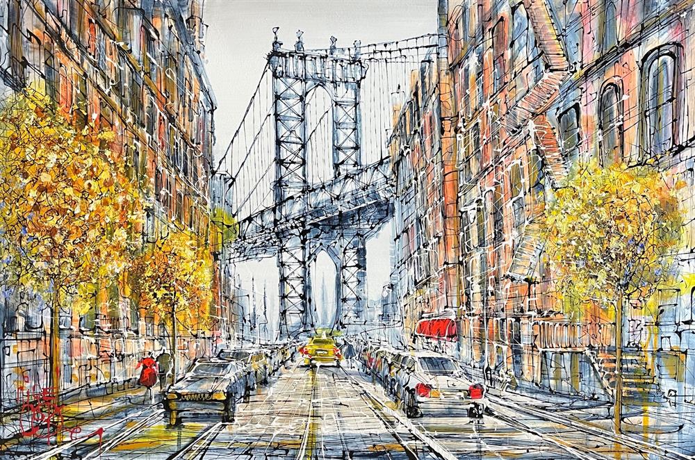 Nigel Cooke - 'Manhattan Views'  - Framed Original Artwork