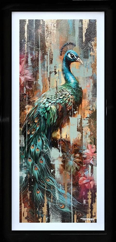 Ben Jeffery - 'Peacock Fashion' - Framed Original Art