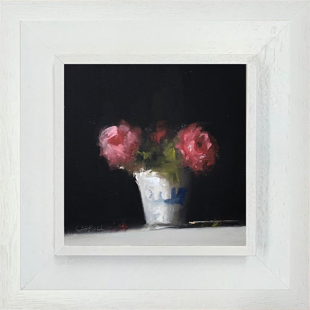 Neil Carroll -  'Pot Of Roses' - Framed Original Painting