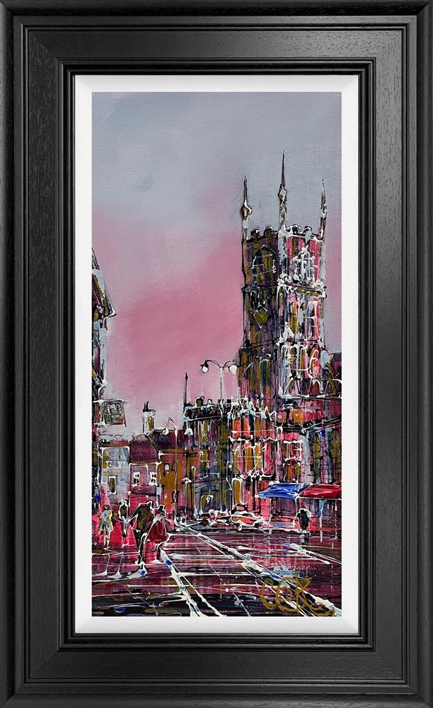 Nigel Cooke - 'Purple Haze Over Cirencester'  - Framed Original Artwork