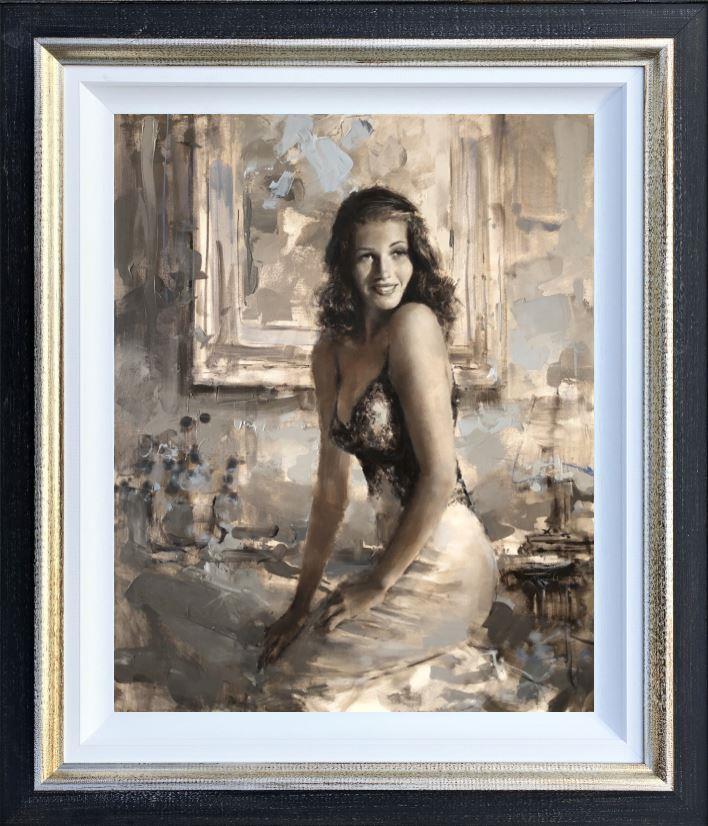 Tony Hinchliffe - 'Rita Hayworth' - Framed Original Art
