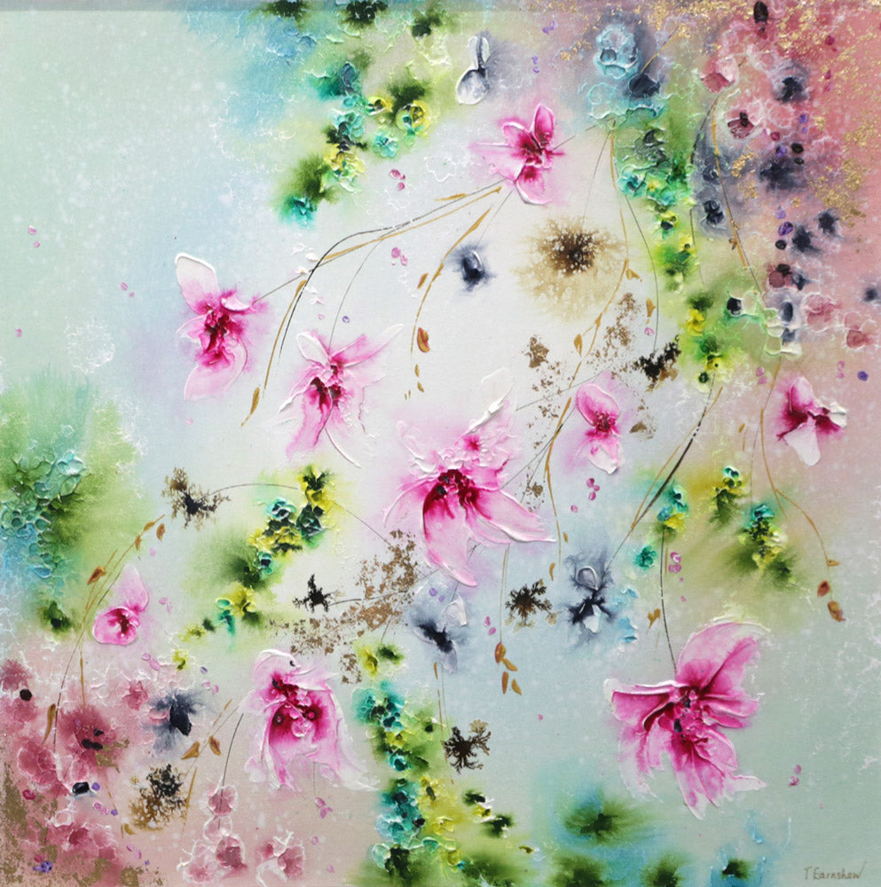 Tina Earnshaw - 'Rose Covered Skies' - Framed Original Art