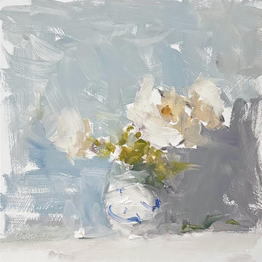Neil Carroll -  'Roses' - Framed Original Painting