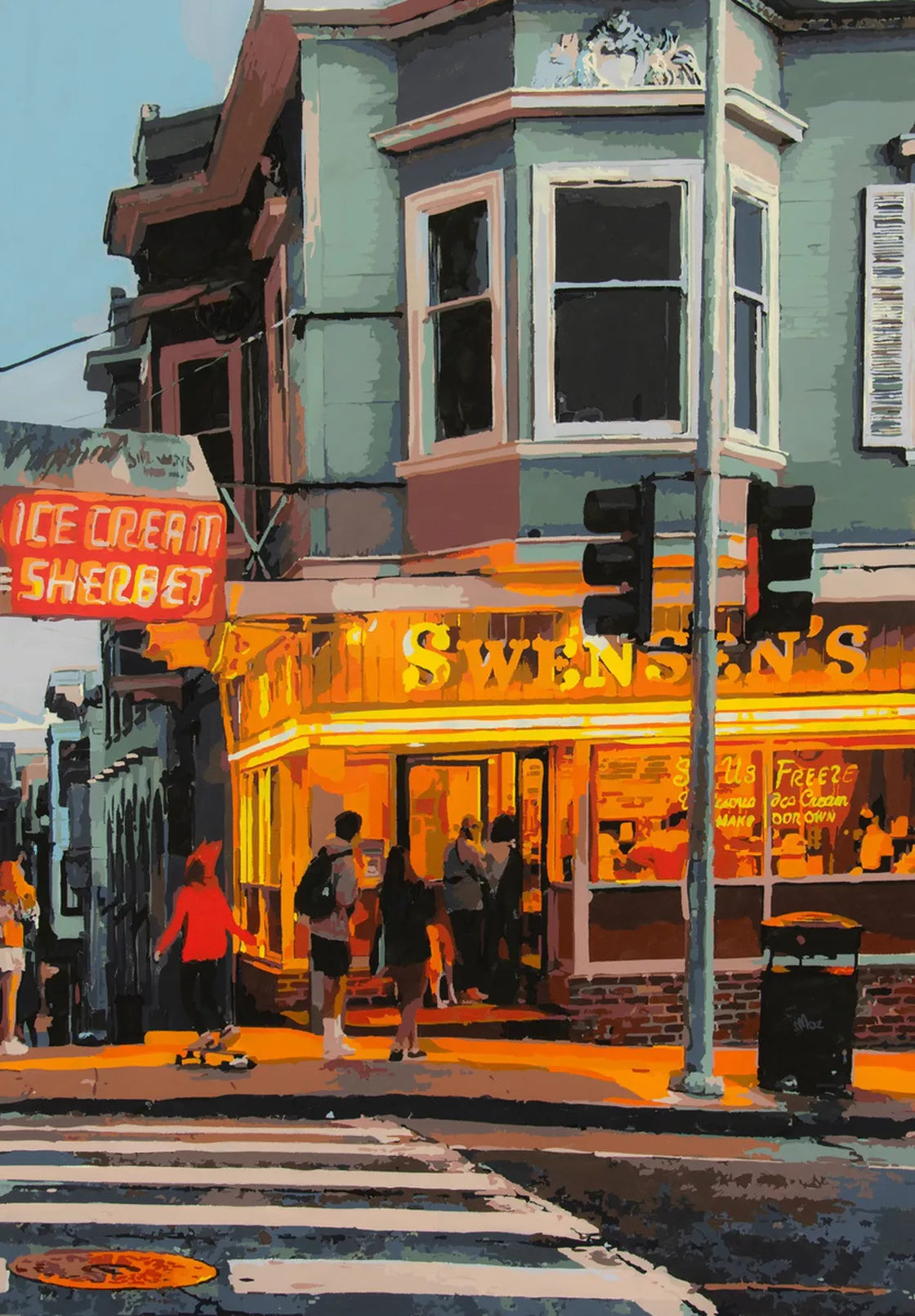 Marco Barberio - 'Swensen's San Francisco' - Original Art