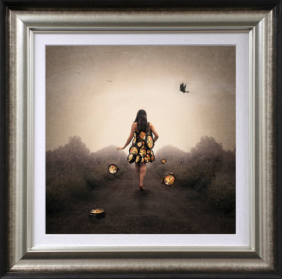 Michelle Mackie - 'Losing Track Of Time' - Framed Limited Edition Art