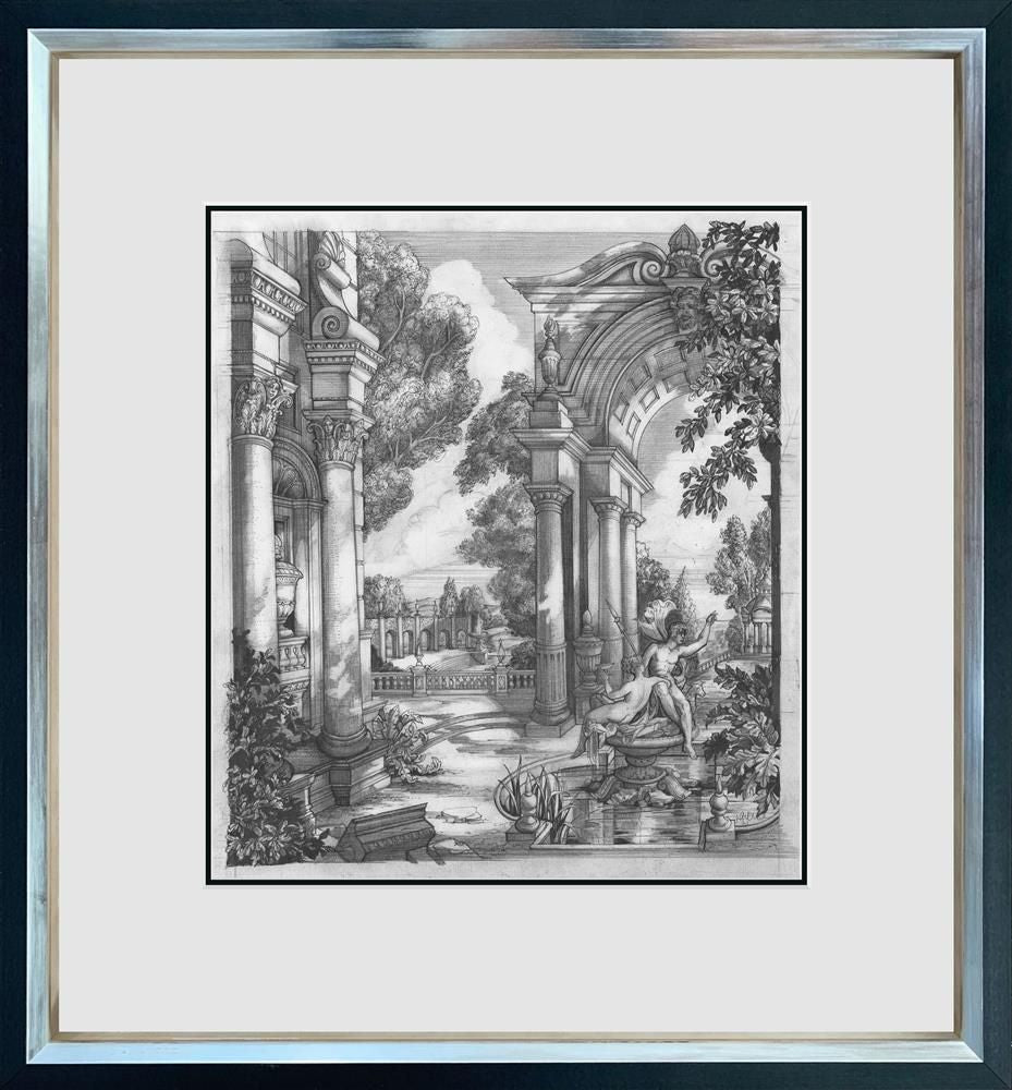 Laurence Llewelyn-Bowen - 'Mortal Toile Arch I' -  Framed Limited Edition