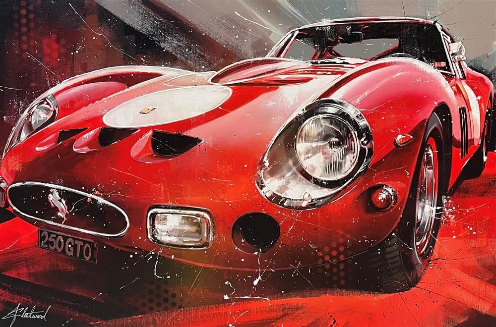 Fleetwood - 'Ferrari 250 GTO' - Framed Original Art