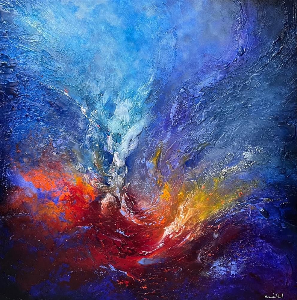 Brenda Herd - 'Phoenix Rises' - Framed Original Artwork