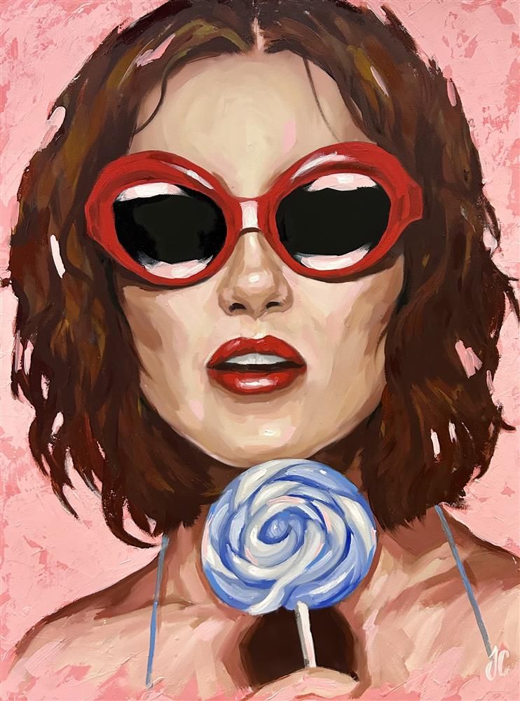 Joss Clapson - 'I Love Candy' - Framed Original Art