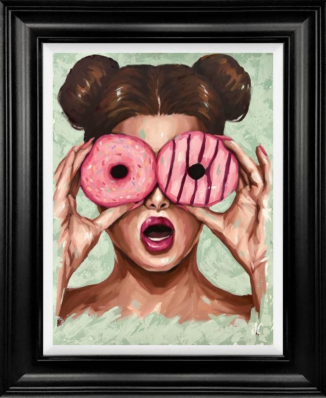 Joss Clapson - 'Sinful Temptation' - Framed Original Art