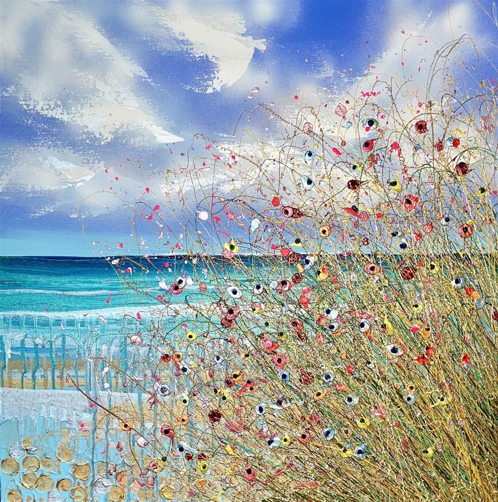 Lisa Pang - 'Turquoise Seas' - Framed Original Artwork