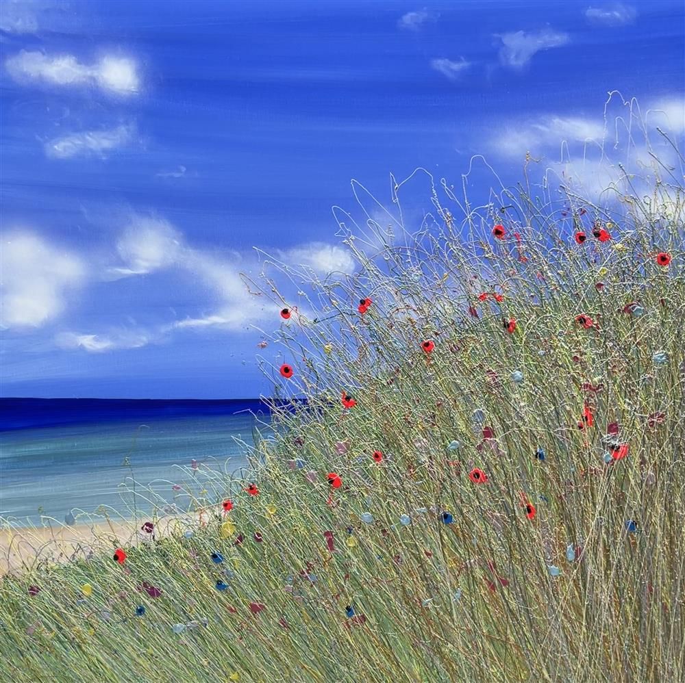 Lisa Pang - 'Beach Calm' - Framed Original Artwork