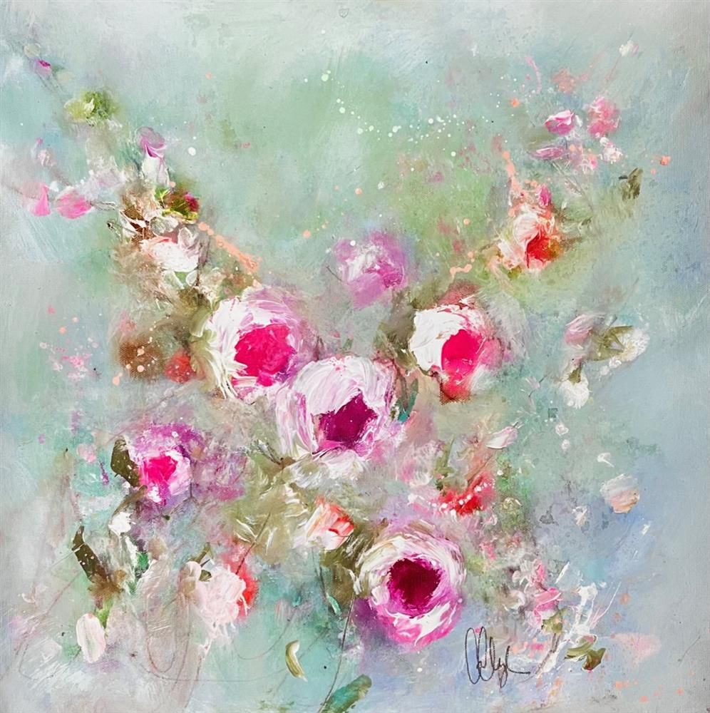 Carrie Clayden - 'Thistled Spring' - Framed Original Artwork