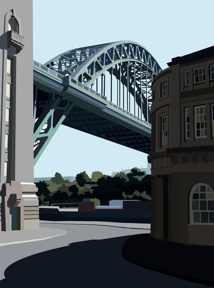 Oshe- 'Tyne Bridge' - Framed Limited Edition