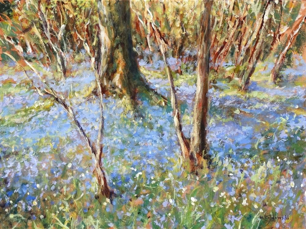 Mariusz Kaldowski - 'Bluebell Woods' - Framed Original Art