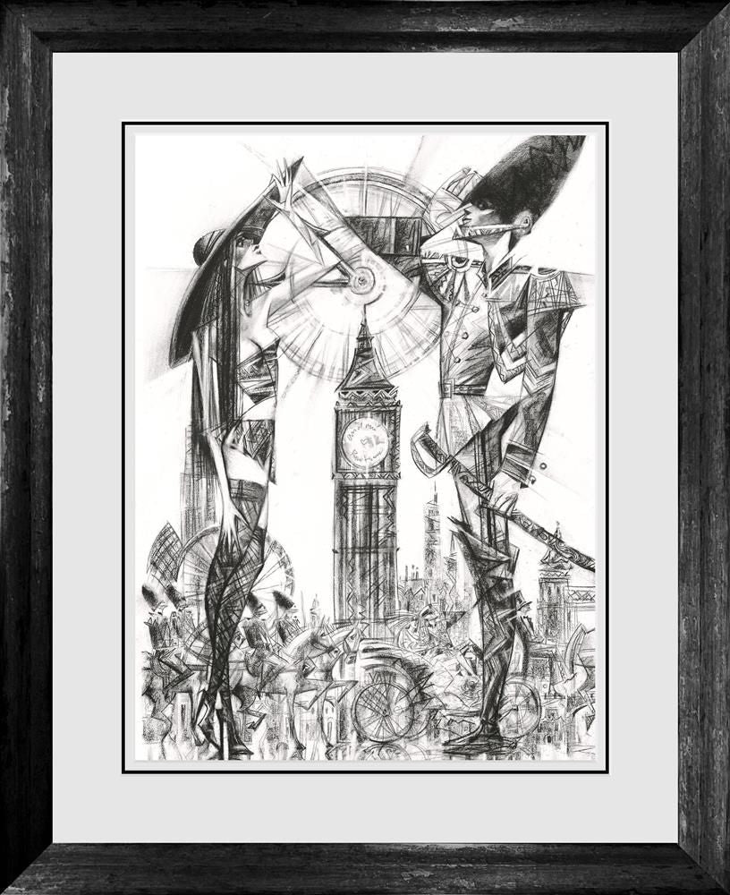 Andrei Protsouk - 'On Guard - Sketch' - Framed Limited Edition Art