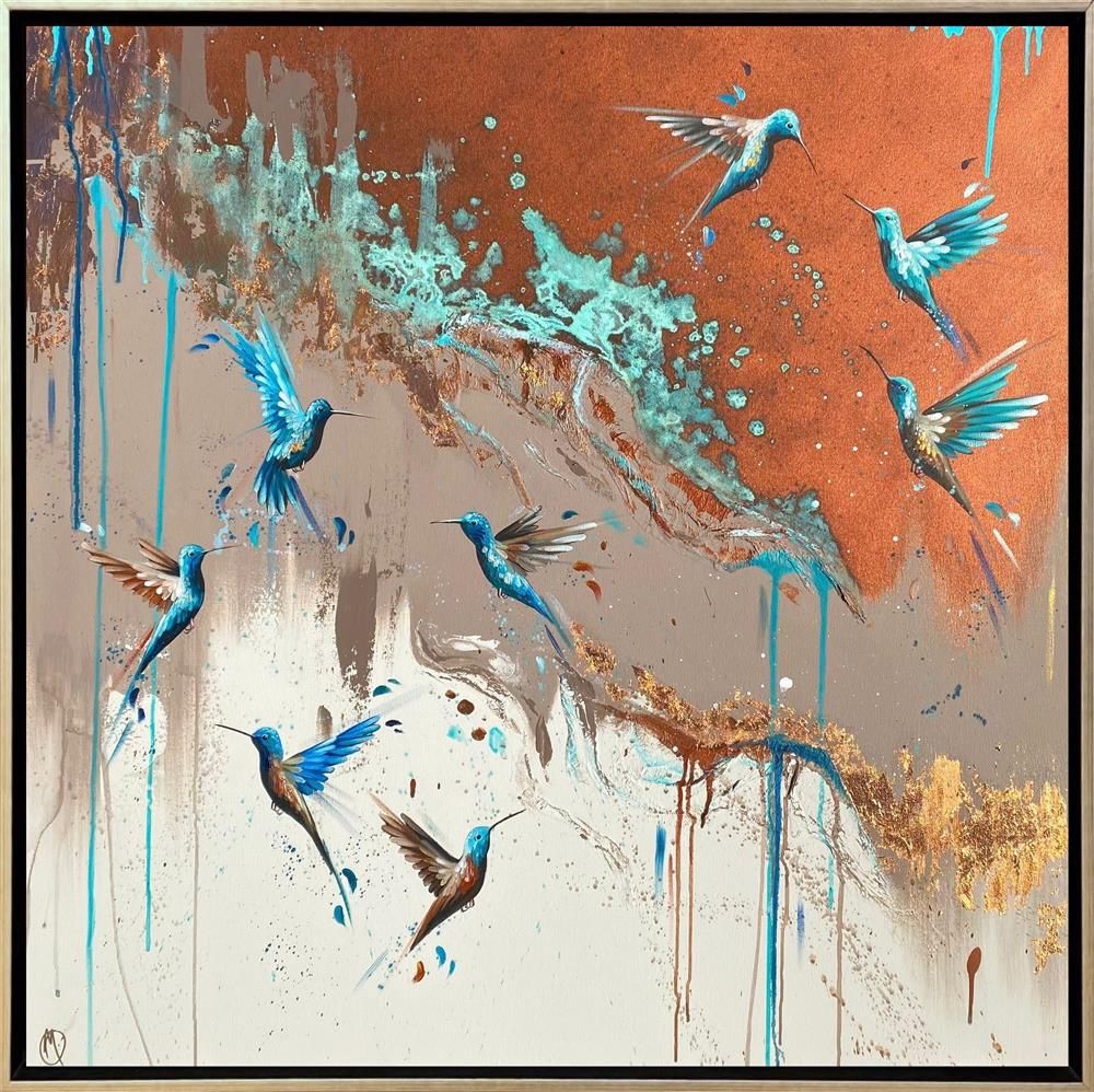 Mellisuga- 'Flutter' - Framed Original Artwork