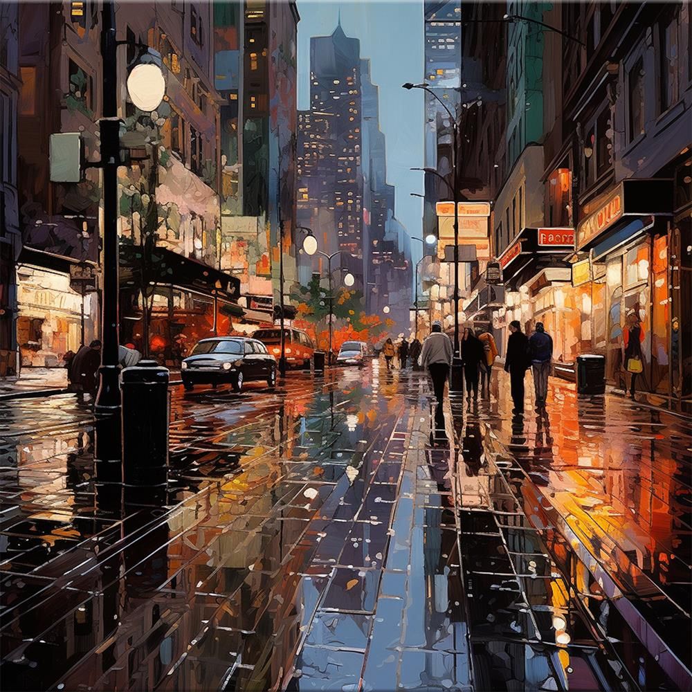 Leander - 'Downtown Reflections' - Studio Limited Edition