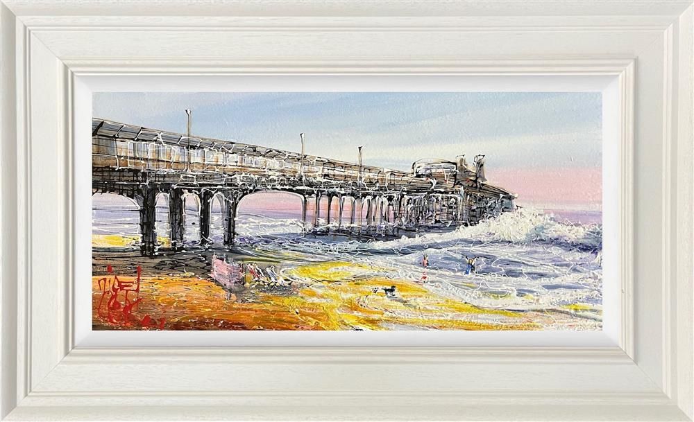 Nigel Cooke - 'Bournemouth Waters'  - Framed Original Artwork