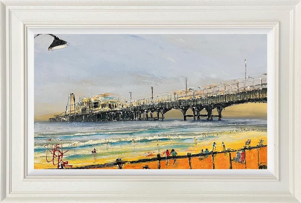 Nigel Cooke - 'Bournemouth Pier Views'  - Framed Original Artwork
