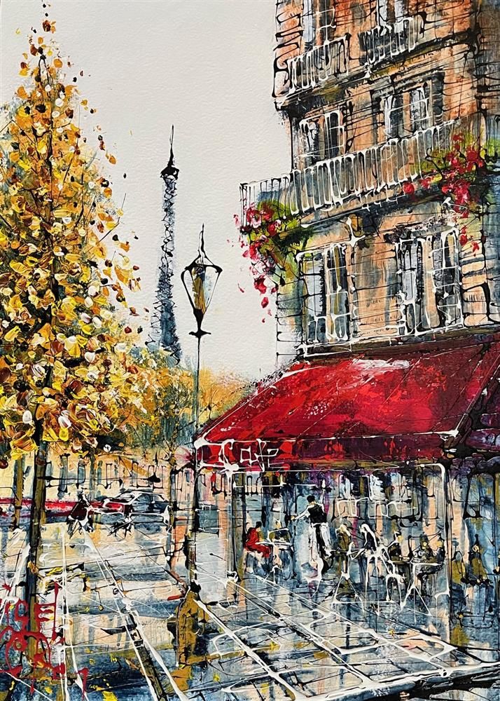 Nigel Cooke - 'Paris At Noon'  - Framed Original Artwork