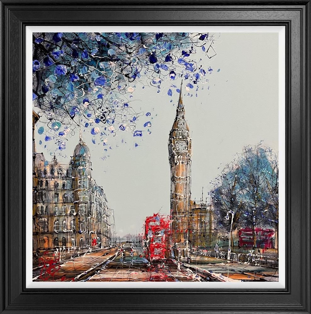 Nigel Cooke - 'London City Blues'  - Framed Original Artwork