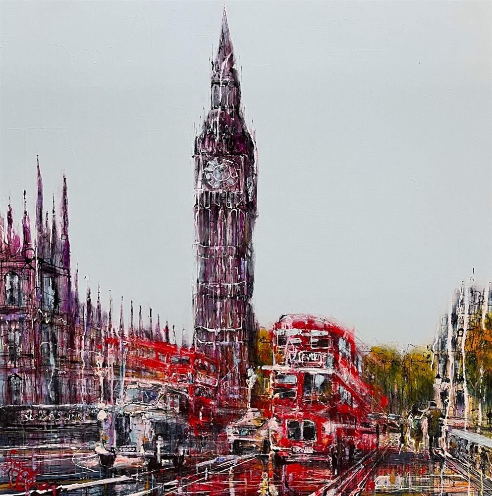 Nigel Cooke - 'Crossing Through London'  - Framed Original Artwork