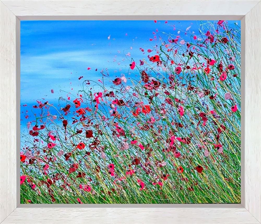 Lisa Pang - 'Summer Flowers' - Framed Original Artwork