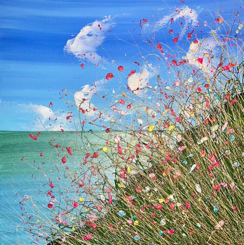 Lisa Pang - 'Green Seas' - Framed Original Artwork