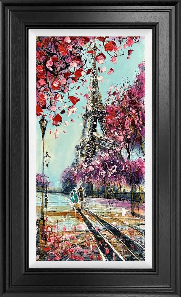 Nigel Cooke - 'Love In Paris'  - Framed Original Artwork
