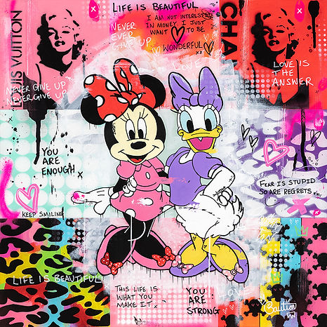 Caution - 'Minnie & Daisy' - Framed Limited Edition