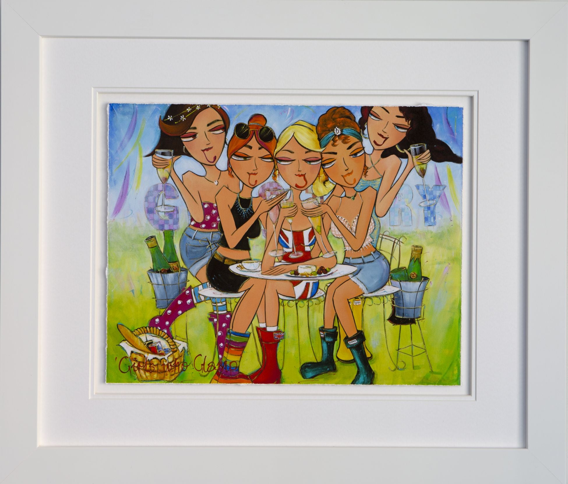 Natalie Dyer - 'Girls Who Glamp' - Limited Edition Print