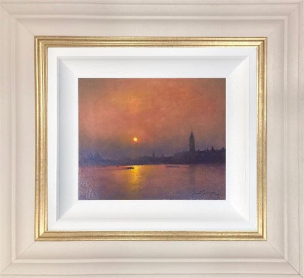 David Cressman - 'Sunset Reflection' - Framed Original Oil Painting