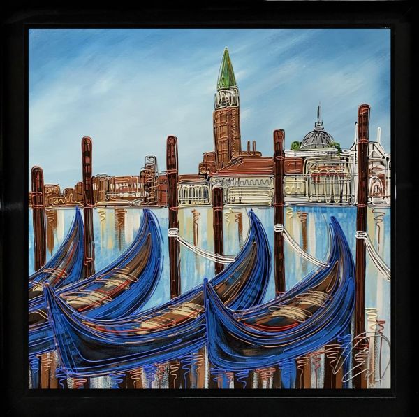 Edward Waite - 'Venice Waters' - Framed Original Art