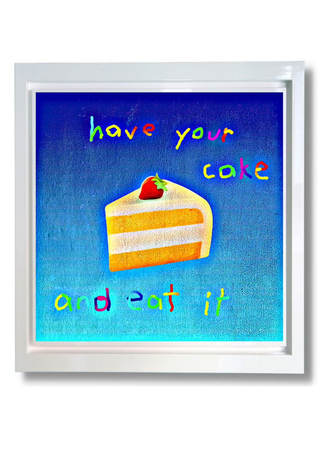 Alex Echo - 'Have Your Cake ' -  Framed Limited Edition