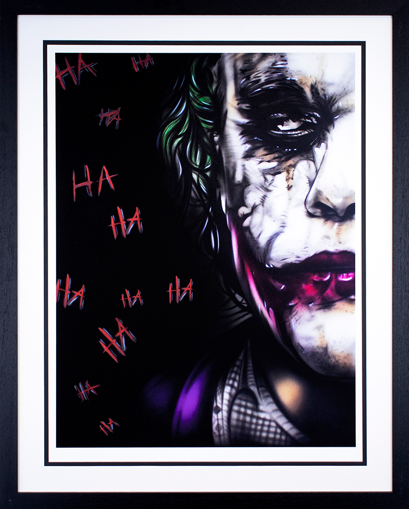 James Tinsley  'Heath Ledger Joker' - Framed Limited Edition