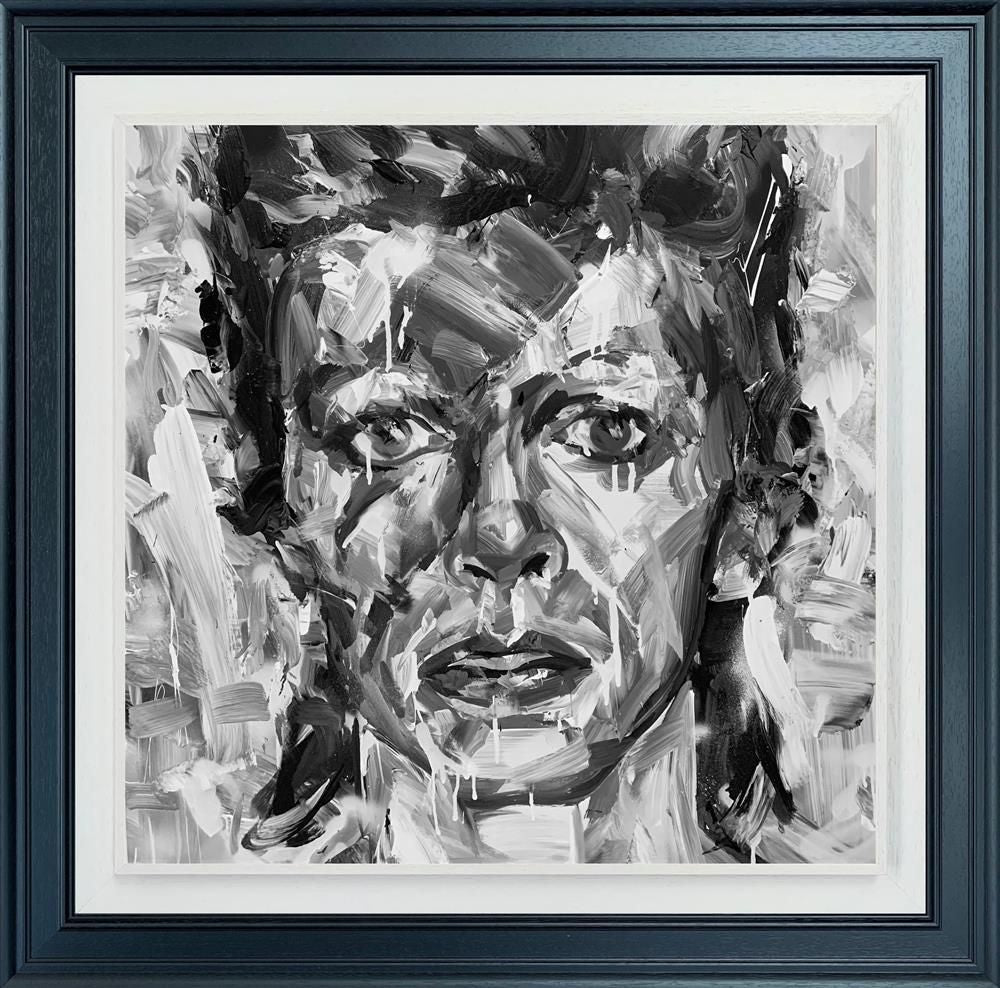 Paul Wright - 'Turn And Face The Strange'- Framed Studio Edition On Canvas