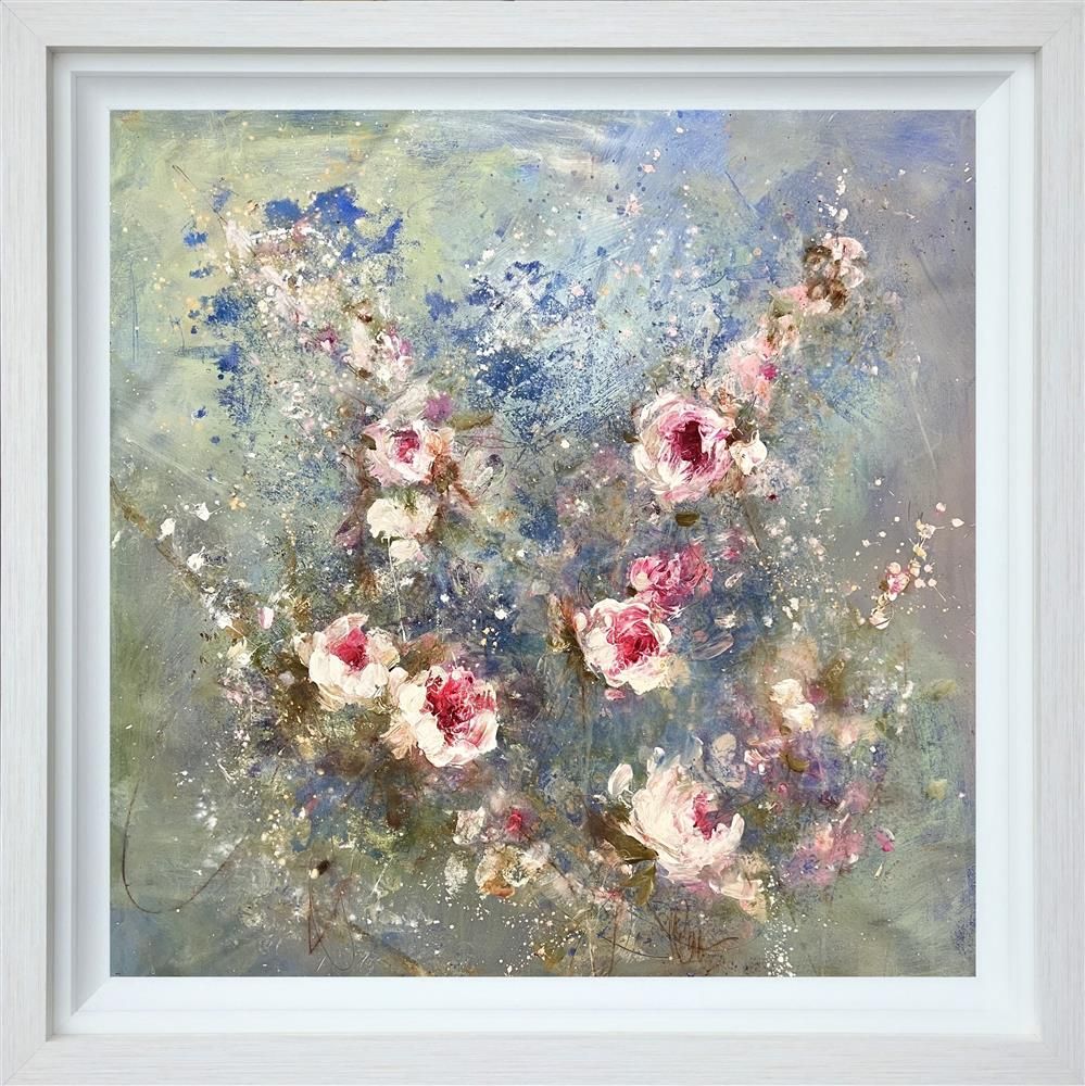 Carrie Clayden - 'Honey Bloom' - Framed Original Artwork