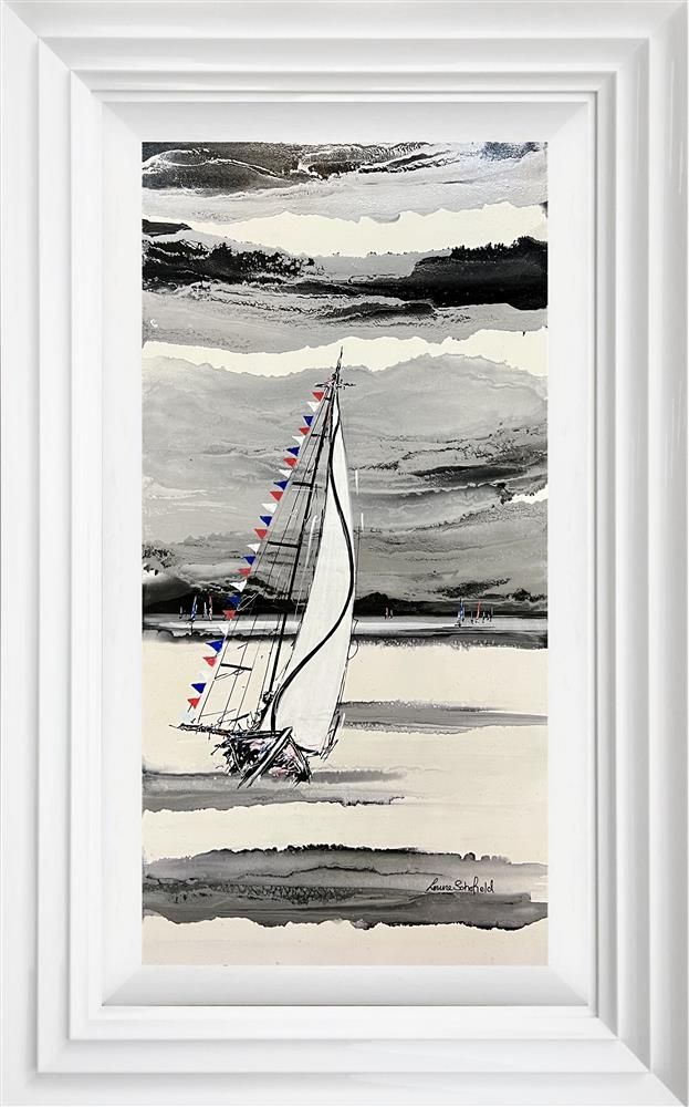 Louise Schofield - 'Full Sail' - Framed Original Artwork