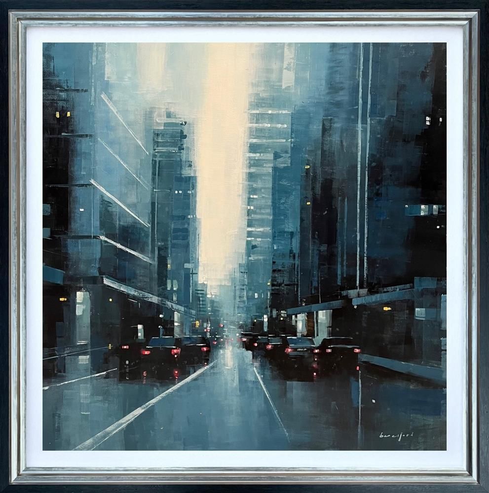 Mark Beresford - 'City Hustle' - Framed Original Artwork