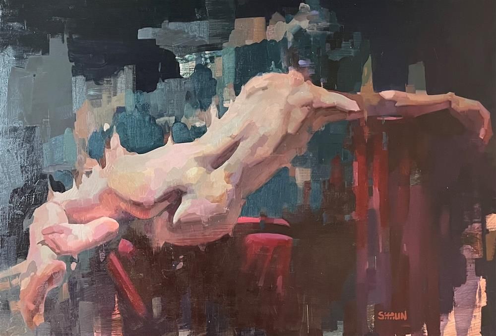 Shaun Othen - 'Seated Nude LX' - Framed Original Art